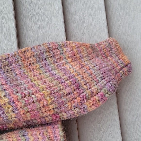 JESSICA SIMPSON PARTIAL WOOL CROPPED SWEATER SIZE LARGE NWT - Picture 14 of 14